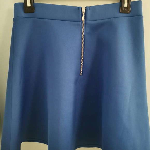 Blue skater skirt / circle skirt - Picture 2 of 3